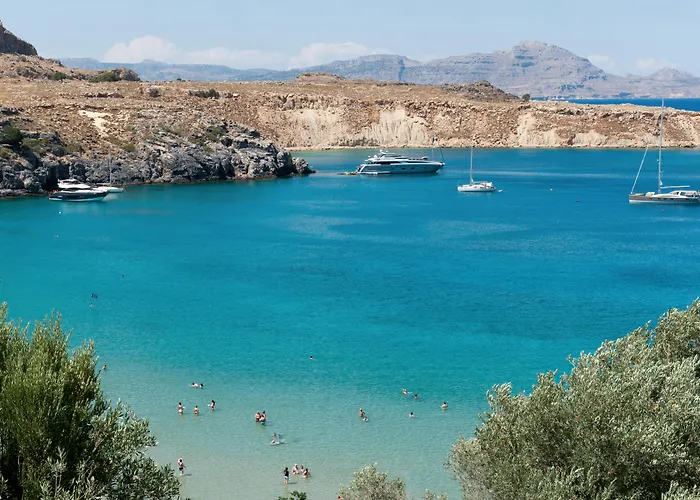 호텔 Melenos Art Boutique 린도스